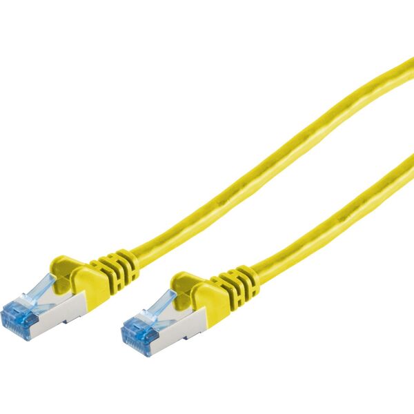 Patchkabel CAT6a RJ45 S/FTP 0,25m yellow