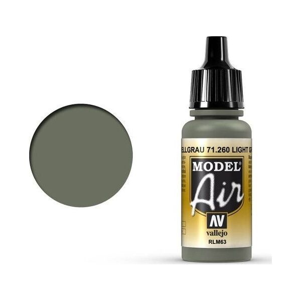 Vallejo Light Grey RLM63 71.260 uniwersalny
