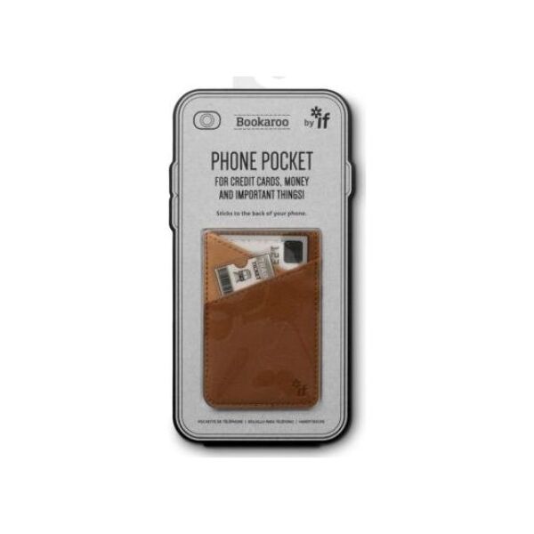 IF Bookaroo Phone pocket - portfel na telefon brąz
