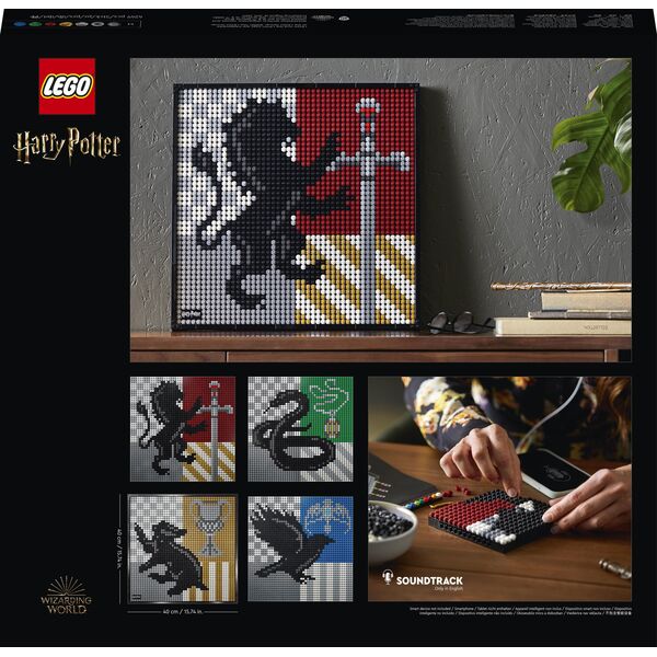 LEGO Art Harry Potter Herby Hogwartu (31201)