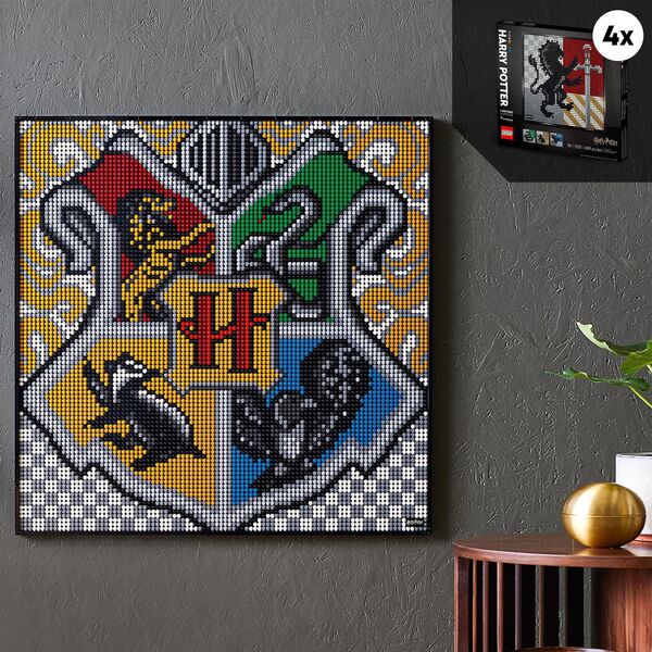 LEGO Art Harry Potter Herby Hogwartu (31201)