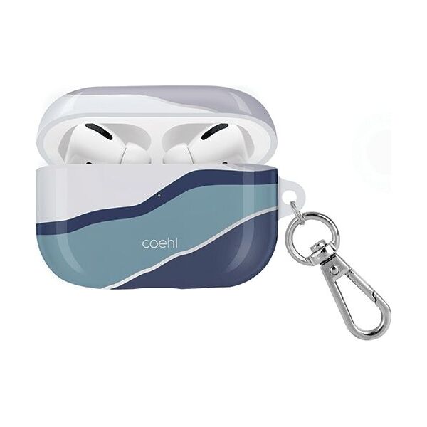 Uniq Etui ochronne Coehl Ciel do AirPods Pro biało-niebieskie