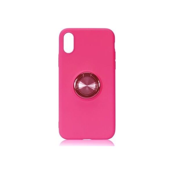 ETUI SILICONE RING IPHONE 12 PRO MAX RÓŻOWY standard