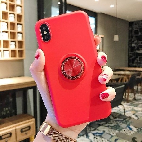 ETUI SILICONE RING SAMSUNG GALAXY M51 CZERWONY standard