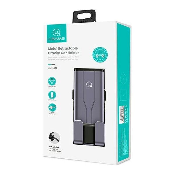 Usams Uchwyt grawitacyjny do samochodu Metal Gravity ZJ060ZJ02