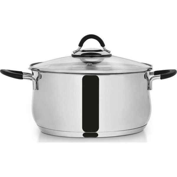 Orion Garnek stalowy Dalie z pokrywką 14cm 1l