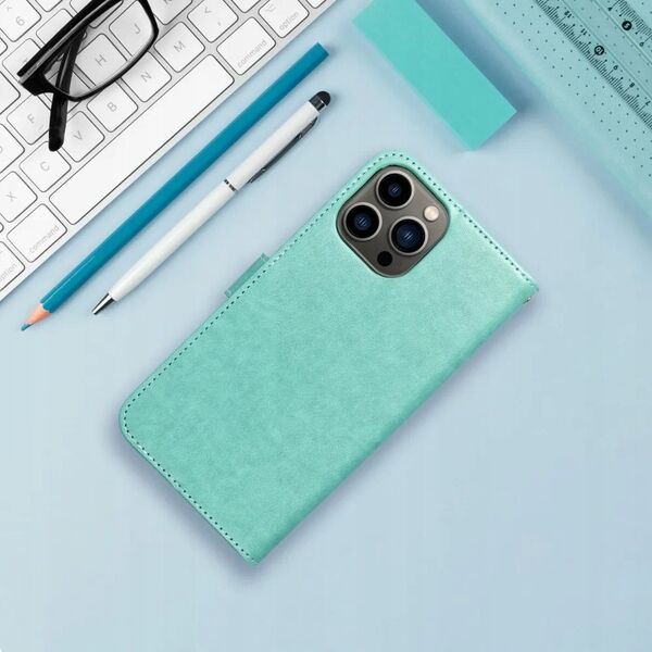 ForCell Kabura Forcell MEZZO Book do IPHONE 13 drzewo zielony
