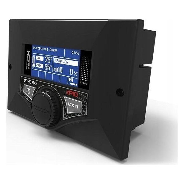 Tech Sterownik ST-880 zPID do kotła zasypowego czarny