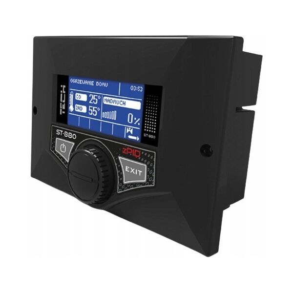 Tech Sterownik ST-880 zPID do kotła zasypowego czarny