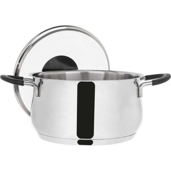 Orion Garnek stalowy Dalie z pokrywką 20cm 3.7l