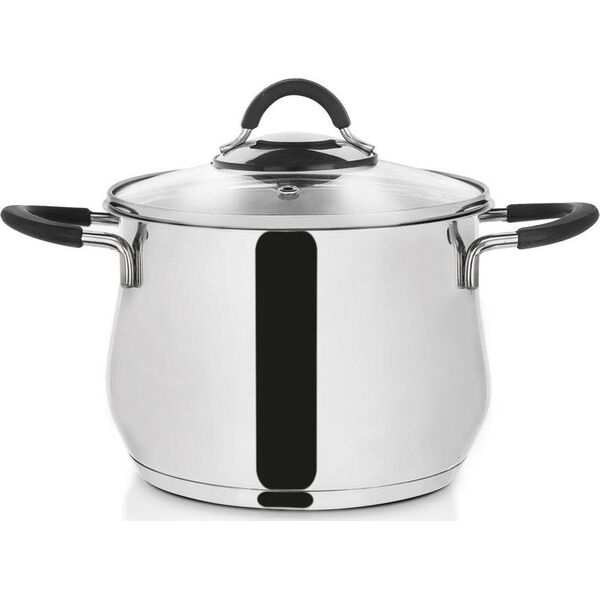 Orion Garnek stalowy Dalie z pokrywką 18cm 3.5l