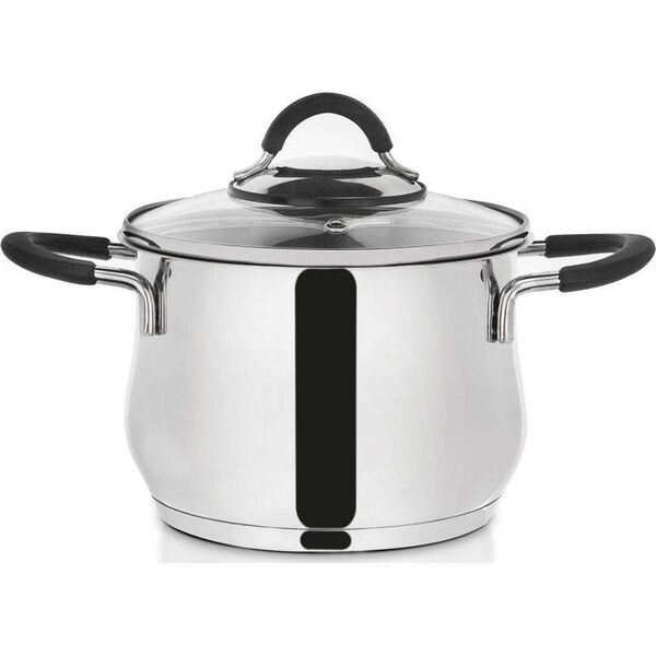 Orion Garnek stalowy Dalie z pokrywką 16cm 2.4l
