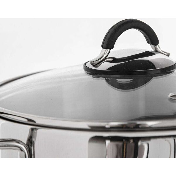 Orion Garnek stalowy Dalie z pokrywką 16cm 2.4l