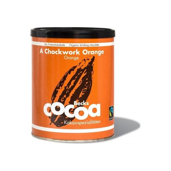 BECKS COCOA Czekolada do picia pomarańczowo-imbirowa Fair Trade Bezglutenowa BIO 250g - Becks Cocoa