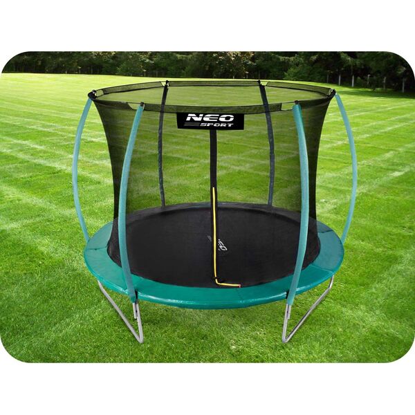 Trampolina ogrodowa Neo-Sport NS-08C181 z siatką wewnętrzną 8.5 FT 252 cm