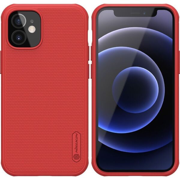 Nillkin Nillkin Etui Frosted Shield Pro iPhone 12 Mini czerwone