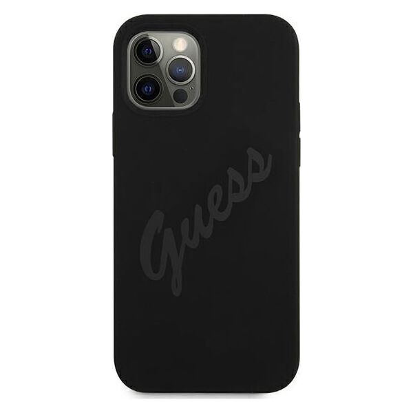 Guess Etui Guess GUHCP12LLSVSBK Apple iPhone 12 Pro Max czarny/black hardcase Script Vintage