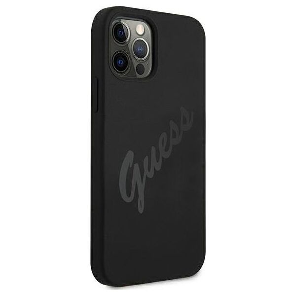 Guess Etui Guess GUHCP12LLSVSBK Apple iPhone 12 Pro Max czarny/black hardcase Script Vintage