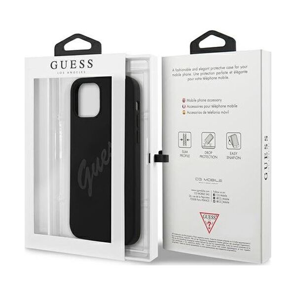 Guess Etui Guess GUHCP12LLSVSBK Apple iPhone 12 Pro Max czarny/black hardcase Script Vintage