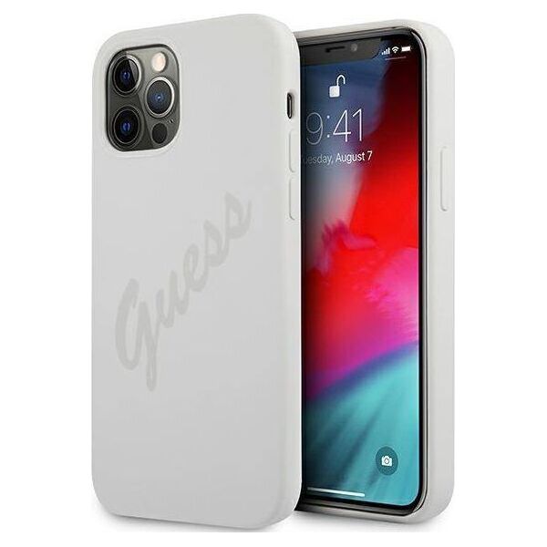 Guess Etui Guess GUHCP12LLSVSCR Apple iPhone 12 Pro Max kremowy/cream hardcase Script Vintage