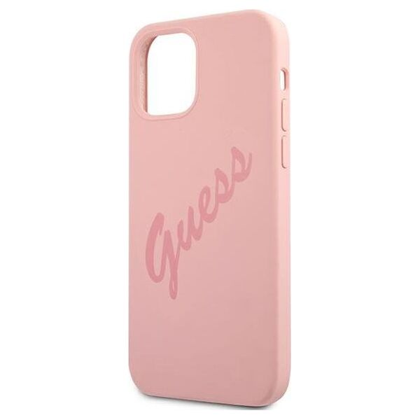 Guess Etui Guess GUHCP12LLSVSPI Apple iPhone 12 Pro Max różowy/pink hardcase Script Vintage