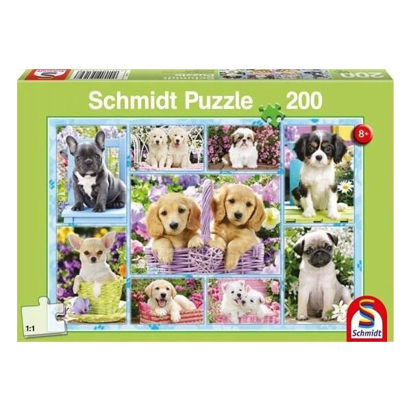 Schmidt Spiele Puzzle 200 Szczeniaczki