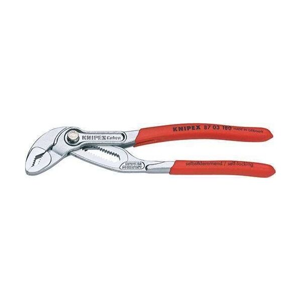 Knipex Szczypce do rur nastawne chromowane Knipex Cobra 87 03 180-250-300