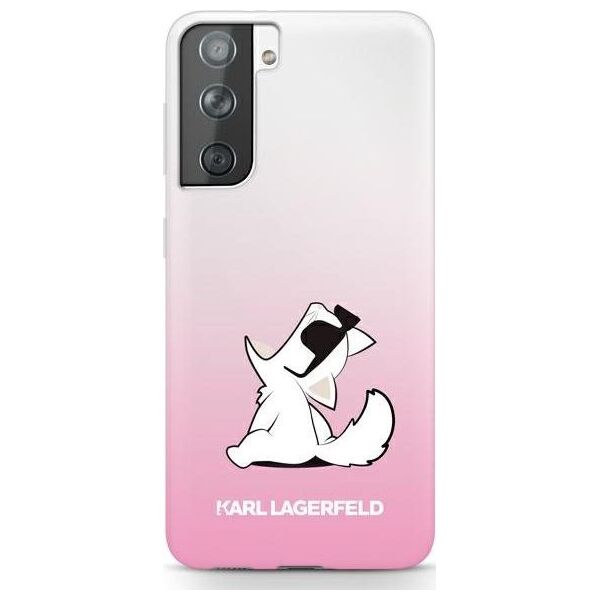 Karl Lagerfeld Karl Lagerfeld KLHCS21MCFNRCPI S21+ G996 hardcase różowy/pink Choupette Fun