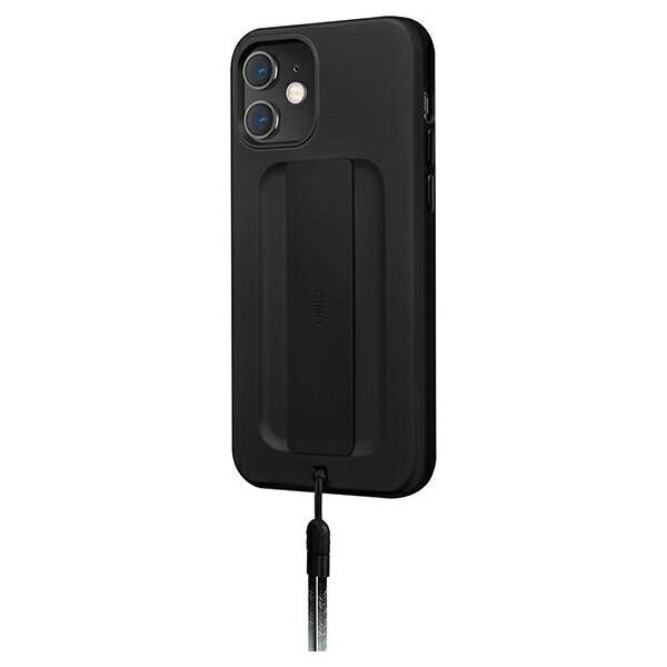 Uniq UNIQ etui Heldro iPhone 12 mini 5,4" czarny/midnight black Antimicrobial