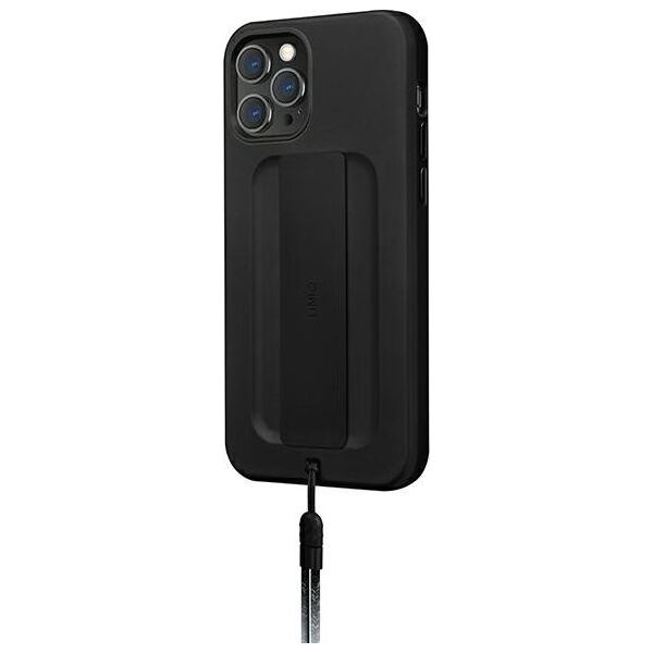 Uniq UNIQ etui Heldro iPhone 12 Pro Max 6,7" czarny/midnight black Antimicrobial