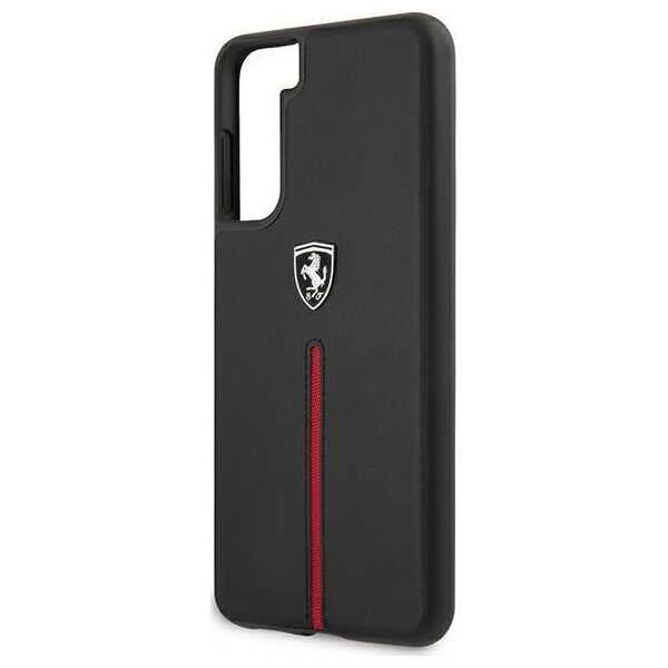 Ferrari Ferrari FEOSIHCS21MBK S21+ G996 czarny/black hardcase Off Track Leather Nylon Stripe