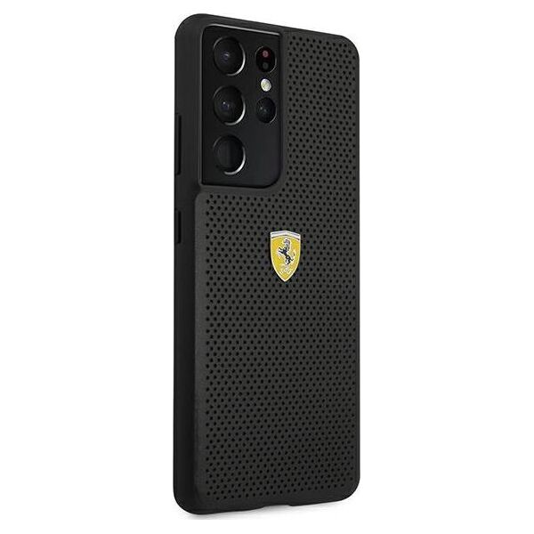 Ferrari Ferrari FESPEHCS21LBK S21 Ultra G996 czarny/black hardcase On Track Perforated
