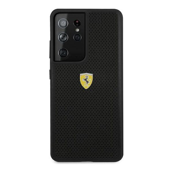 Ferrari Ferrari FESPEHCS21LBK S21 Ultra G996 czarny/black hardcase On Track Perforated