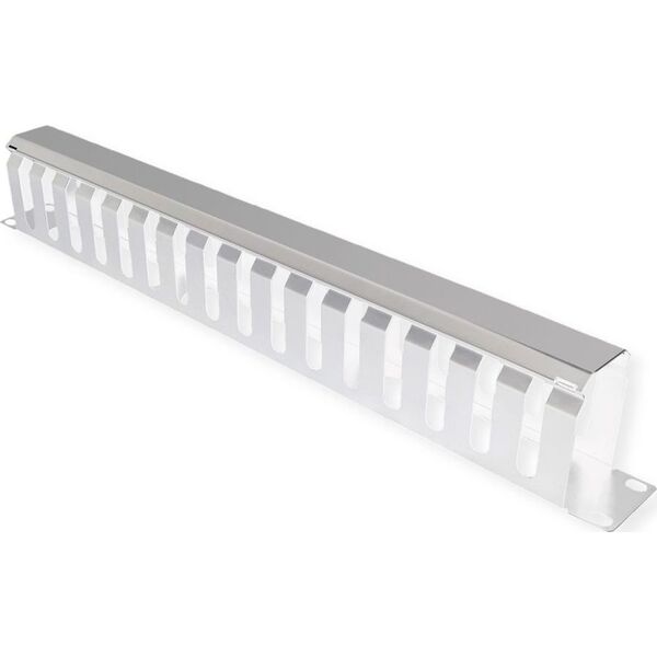 Value Organizer 19" 1U do kabli Szary
