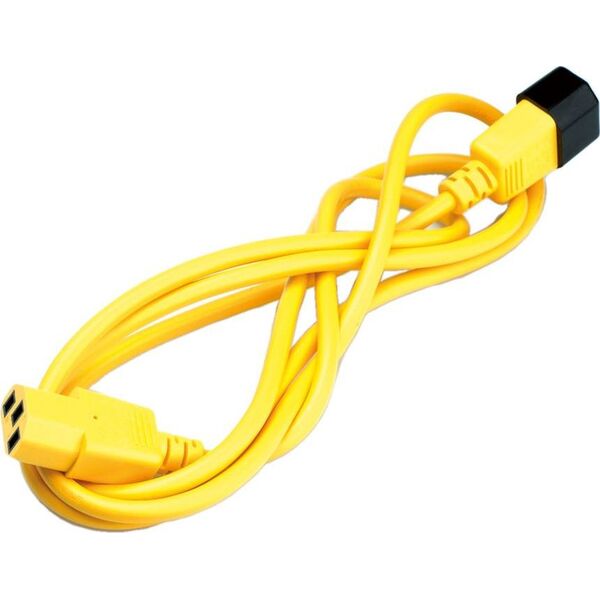 Kabel zasilający Value ROLINE Kabel zasilający C14 - C13, IEC 320 , żółty, 0,8 m
