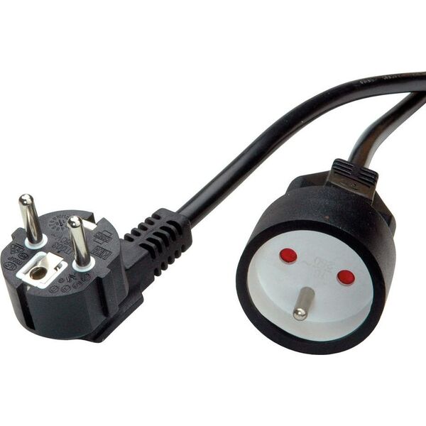 Value VALUE Przedłużacz, kabel zasilający, AC 230V, UTE, czarny, 10 m