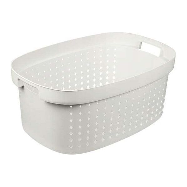 Kosz na pranie Plast Team Seoul Laundry 42L biały (TEA000465)