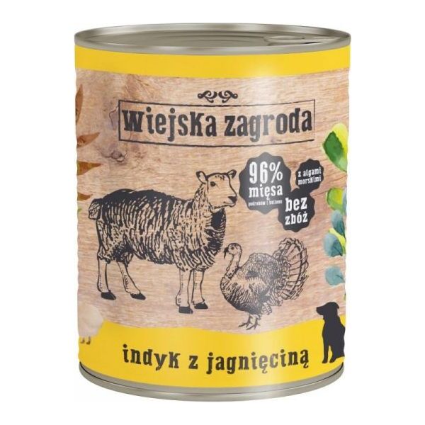 Wiejska Zagroda  Indyk z jagnięciną 800 g