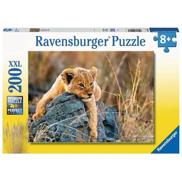 Ravensburger Puzzle 200 Mały lew XXL