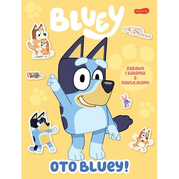 HarperCollins Oto Bluey! Zabawy i zadania z naklejkami 87111
