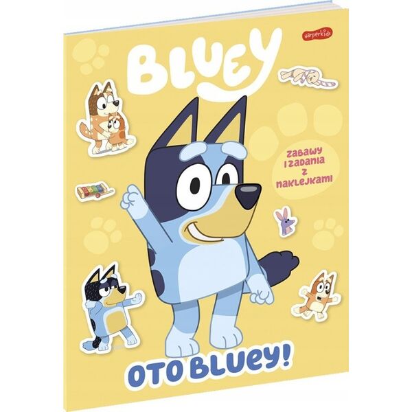HarperCollins Oto Bluey! Zabawy i zadania z naklejkami 87111