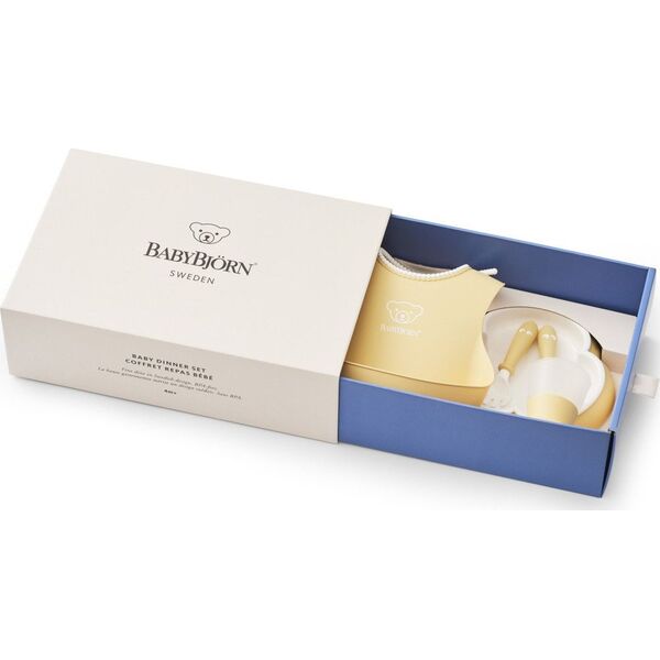 BabyBjorn BABYBJORN - Baby Dinner Set - Powder Yellow