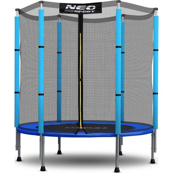 Trampolina ogrodowa Neo-Sport NS-04Z200F z siatką zewnętrzną 4.5 FT 140 cm