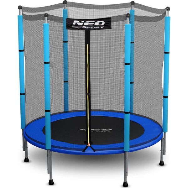 Trampolina ogrodowa Neo-Sport NS-04Z200F z siatką zewnętrzną 4.5 FT 140 cm