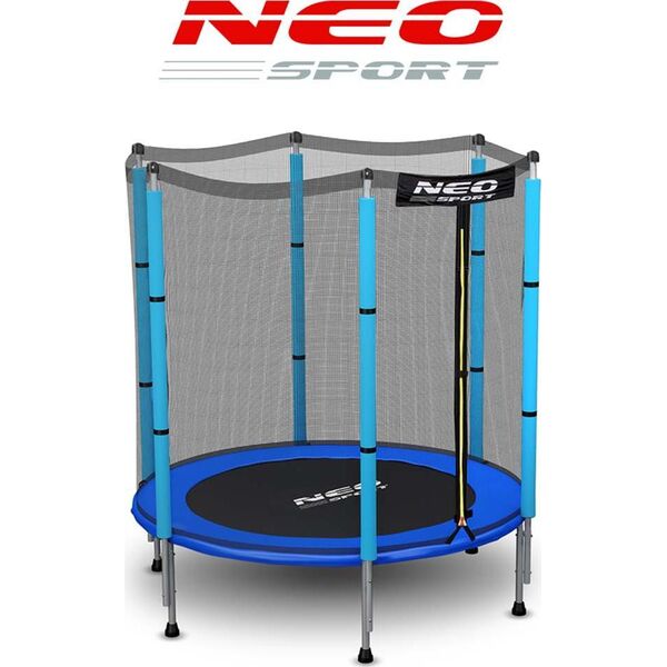 Trampolina ogrodowa Neo-Sport NS-04Z200F z siatką zewnętrzną 4.5 FT 140 cm