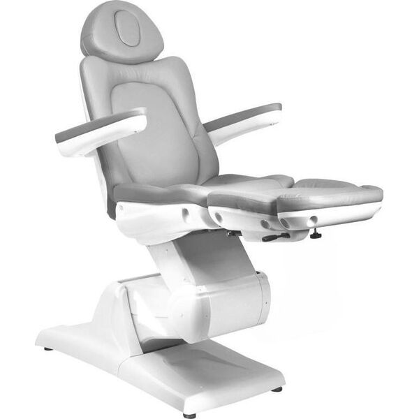 FOTEL KOSMETYCZNY ELEKTR. AZZURRO 870 3 SILN. SZARY