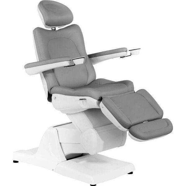FOTEL KOSMETYCZNY ELEKTR. AZZURRO 870 3 SILN. SZARY