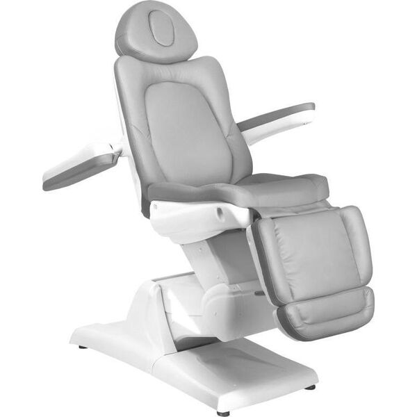 FOTEL KOSMETYCZNY ELEKTR. AZZURRO 870 3 SILN. SZARY