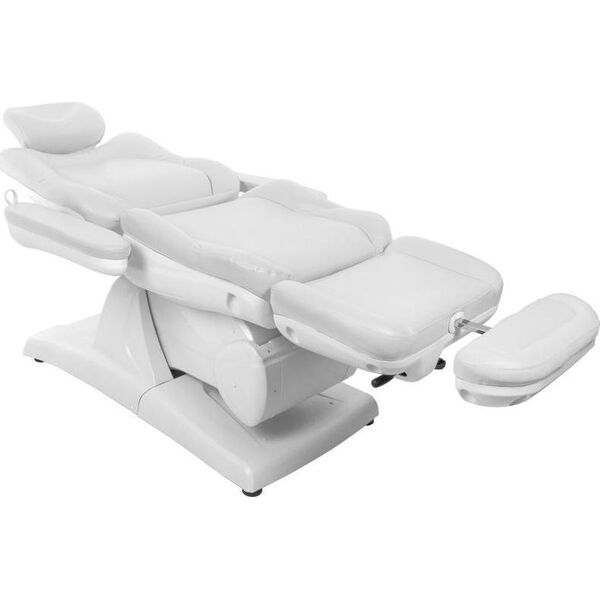 FOTEL KOSMETYCZNY ELEKTR. AZZURRO 870 3 SILN. BIAŁY
