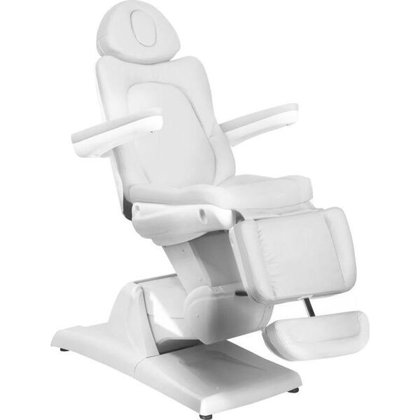 FOTEL KOSMETYCZNY ELEKTR. AZZURRO 870 3 SILN. BIAŁY